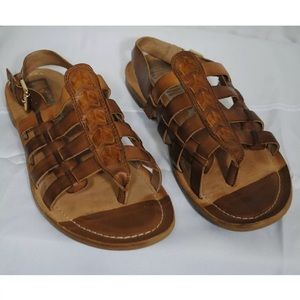 SOLD - Pikolinos Leather Slingback Sandal